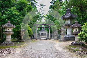 Tomb of Maeda Toshinaga 1562-1614 in Takaoka, Toyama, Japan. He was a Japanese samurai and the