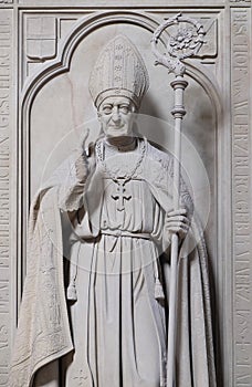 Tomb memorial for Bishop Adam Friedrich Gross von Trockau in Wurzburg Cathedral