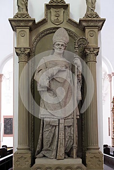 Tomb memorial for Bishop Georg Anton von Stahl in Wurzburg Cathedral photo