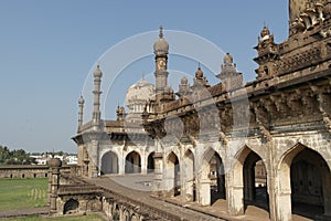 Tomb and the mosque Ibrahim Rauza in the city of Bidzhapur in India