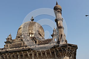 Tomb and the mosque Ibrahim Rauza in the city of Bidzhapur in India