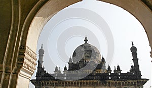 Tomb and the mosque Ibrahim Rauza in the city of Bidzhapur in India