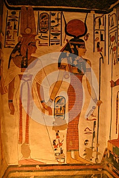 The tomb of Nefertari freshly restored