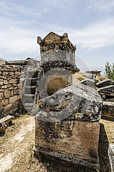 Tomb in Northern Necropolis of Hierapoli, Denizli, Turkey