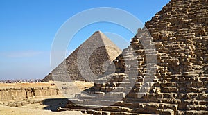 Great Pyramid of Giza. The Tomb of Pharaoh Khufu (Cheops). photo