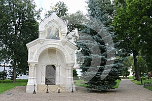 The tomb of the Prince Pozharsky in Spaso-evfimiev monastery in Suzdal