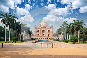 Tomb of Safdarjung view with arch