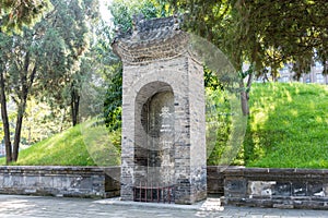 Tomb of The Second Emperor. a famous Historic Sites in Xian, Shaanxi, China.