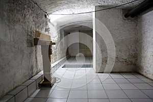 The tomb of the Servant of God Peter Barbaric in the Church of St. Aloysius in in Travnik