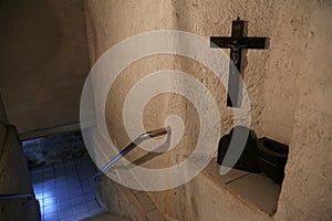 The tomb of the Servant of God Peter Barbaric in the Church of St. Aloysius in in Travnik