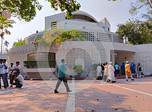 The tomb of Sheikh Mujibur Rahman