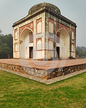 A tomb in within the Sunder Nursery complex in New Delhi, India