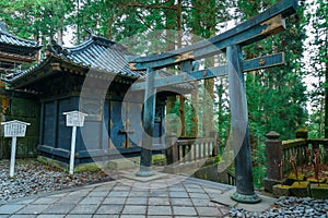 The tomb of Tokugawa Ieyasu in Tosho-gu shrine in Nikko, Japan