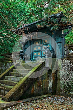 The tomb of Tokugawa Ieyasu in Tosho-gu shrine in Nikko, Japan