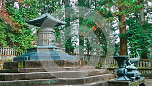 The Tomb of Tokugawa Ieyasu in Tosho-gu shrine in Nikko, Japan