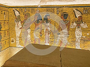 Tomb of Tutankhamun KV62 in the Egyptian Valley of the Kings, in the Theban necropolis, Egypt, Luxor