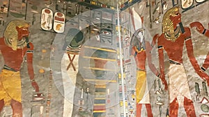 Tomb of Tutankhamun KV62 in the Egyptian Valley of the Kings, in the Theban necropolis, Egypt, Luxor