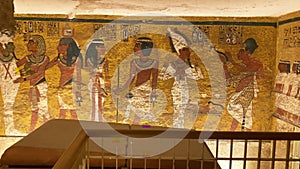 Tomb of Tutankhamun KV62 in the Egyptian Valley of the Kings, in the Theban necropolis, Egypt, Luxor