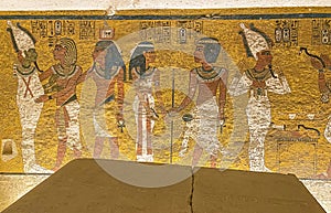 Tomb of Tutankhamun KV62 in the Egyptian Valley of the Kings, in the Theban necropolis, Egypt, Luxor