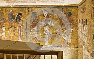 Tomb of Tutankhamun KV62 in the Egyptian Valley of the Kings, in the Theban necropolis, Egypt, Luxor