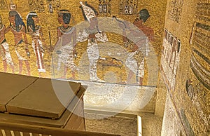 Tomb of Tutankhamun KV62 in the Egyptian Valley of the Kings, in the Theban necropolis, Egypt, Luxor