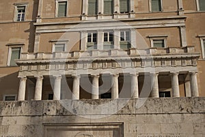The Tomb of the Unknown Soldier in Athenes