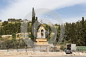 Tomb of the Virgin Mary in the Mount of Olives in Jerusalem, Israel.