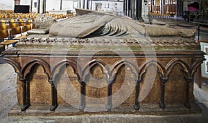 Tomb of William Longspee in Salisbury Cathedral