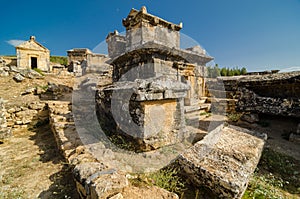 Tombs in the ancient Hierapolis