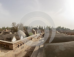Tombs at Apak Khoja Mausoleum, Kashgar, China photo