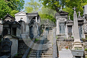 Tombs Cimetiere du Pere Lachaise