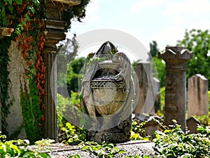 Tombs in the Jewish cemetery