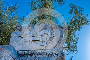 Tombs in Kerameikos, the cemetery of ancient Athens in Greece