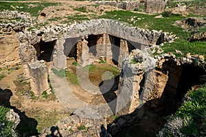 Tombs of The Kings, archeological site near Kato Paphos in Cyprus