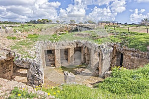Tombs of the Kings, tourist attraction Cyprus.