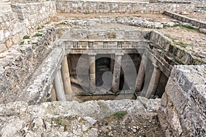 Tombs of the Kings, tourist attraction Cyprus.