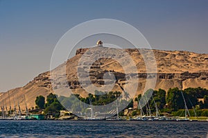 Tombs of Nobles opposite Aswan, Egypt photo