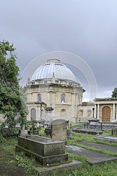 Tombs in an old cemetery