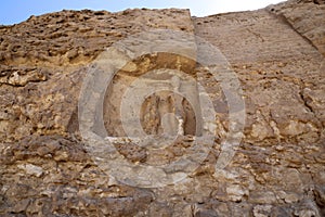 Tombs of the pharaohs in Amarna on the banks of the Nile, Egypt, Africa