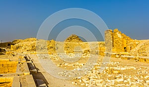 Tombs and pyramids at Saqqara