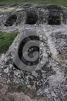Tombs from the Visigoth necropolis of Arroyo de la Luz. photo