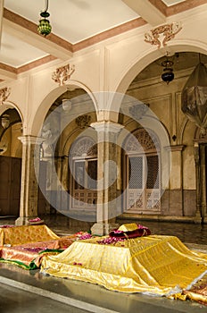 Tombs at Yousufain Mosque, Hyderabad, India