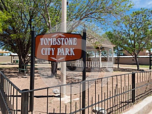 Tombstone, Arizona, city park photo