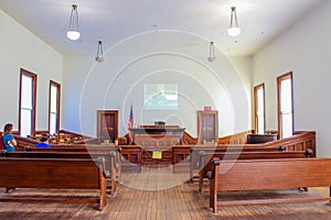 Tombstone Courthouse State Park - Courtroom
