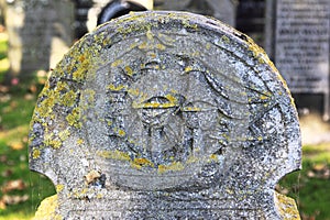 Tombstone at Hollum Cemetery, Ameland, Holland