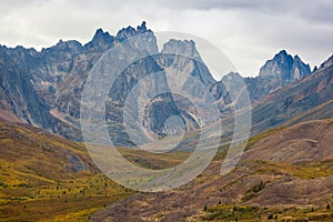 Tombstone Mountain range Yukon Territory Canada