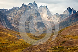 Tombstone Mountain range Yukon Territory Canada