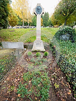 The tombstone of novel wrighter Alois Jirasek parents