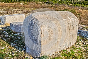 Tombstones from the Middle Ages photo