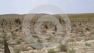 Tombstones And Obelisks in The Prehistoric Cemetery